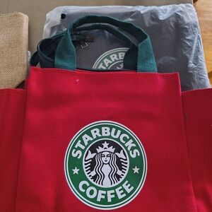 Starbucks Red Tote Bag